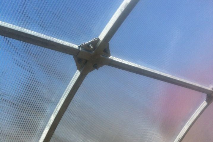 Теплица из поликарбоната Титан Краб - 10 м (труба 40х20, краб, шаг 0,67 метра) - фото2
