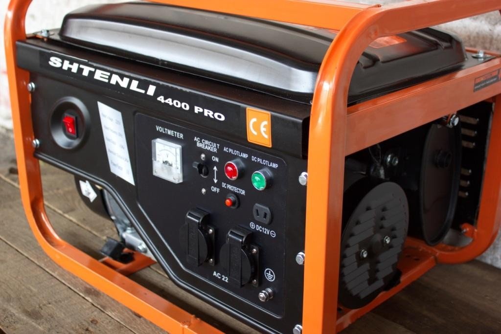 Бензогенератор Shtenli 4400 Pro (4,2 кВт) две розетки 220В фото-2