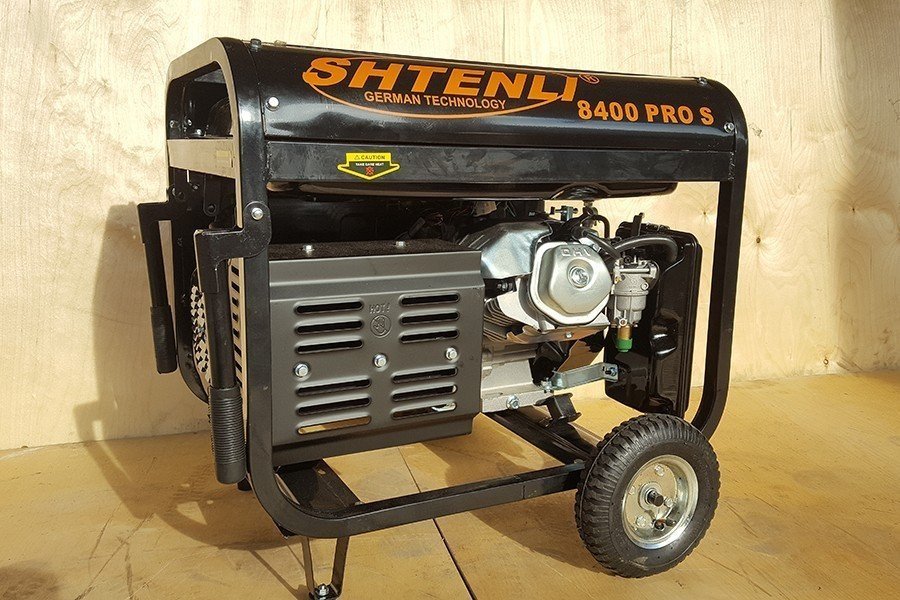Генератор бензиновый Shtenli PRO S 8400 (7 кВт) три розетки 220В- фото3